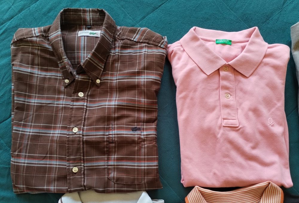 Polos Lacoste_Hugo Boss_ARMANI_Benetton_Pedro del Hierro_Mike Davis