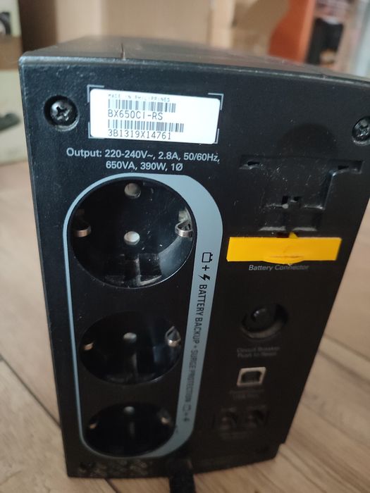 Back UPS 6 5 0 BX650CI-RS