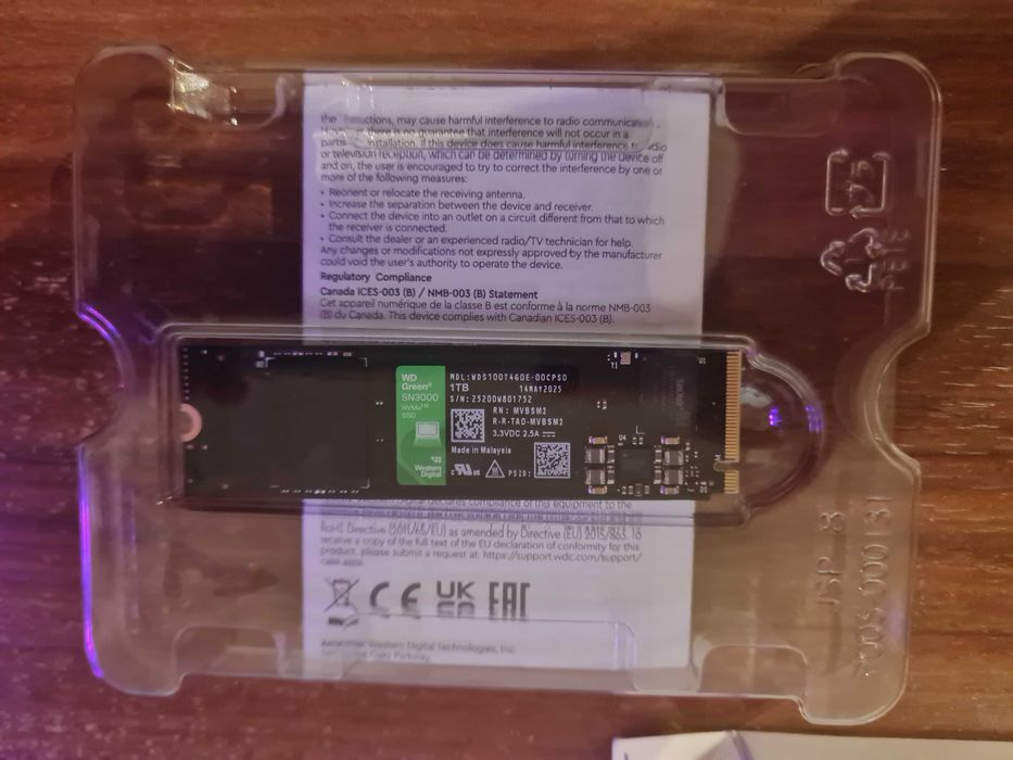 Dysk SSD WD GREEN SN3000  1 TB