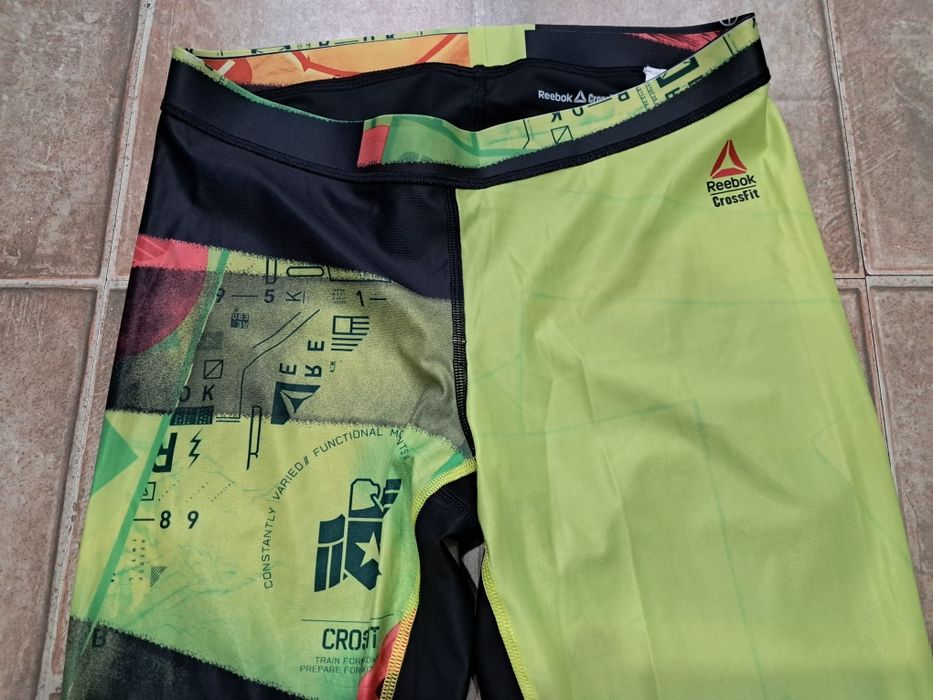 Жіночі штани легінси Reebok Crossfit COMPRESSION TIGHT ALLOVER з принт