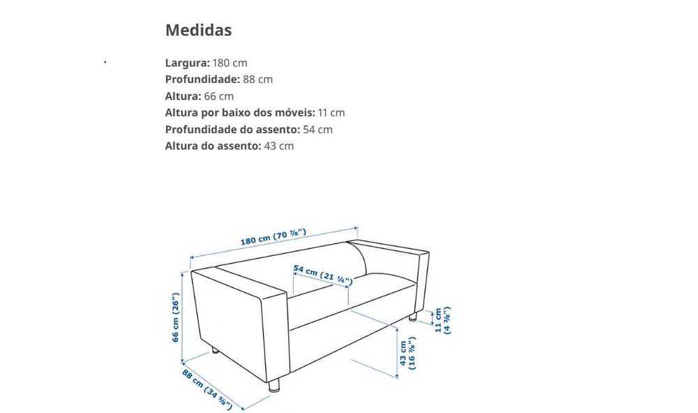 venda sofá dois lugares
