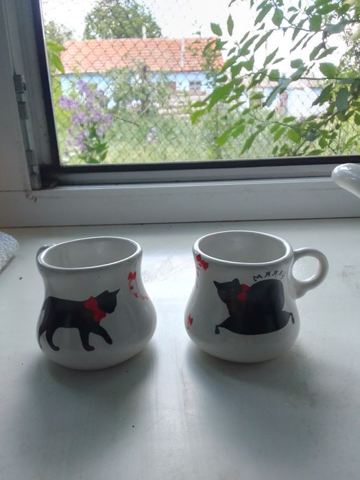 Керамічна турка с чашками