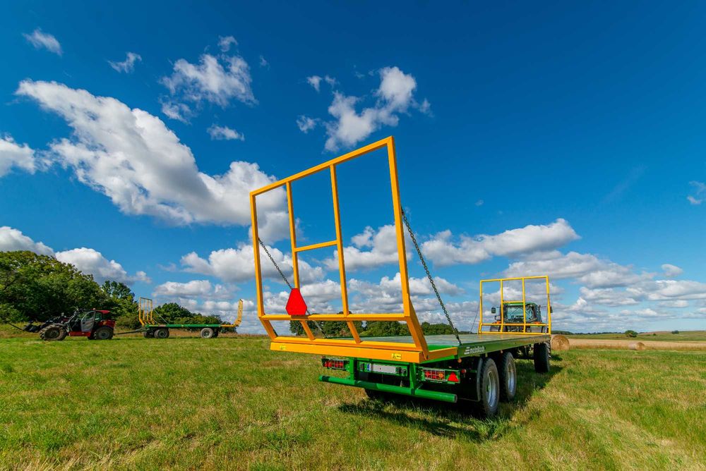Przyczepa platformowa do bel METAL-TECH PB 16 | 8, 11, 13, 16, 18 TON
