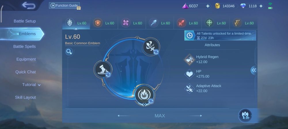 Аккаунт Mobile Legends. Всі герої, максимальні емблеми