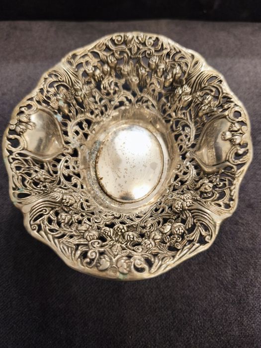 Misa miska patera naczynie ozdobne vintage, pięknie zdobione