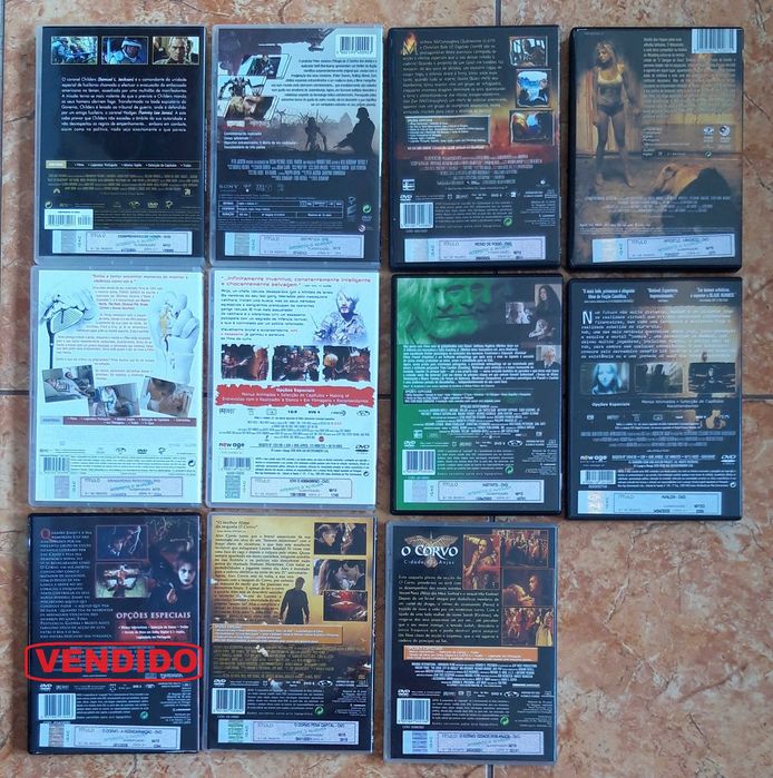 Filmes, Movies acção em formato DVD