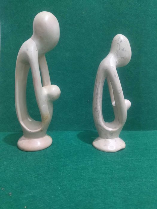 Figuras "pai" pedra sabão