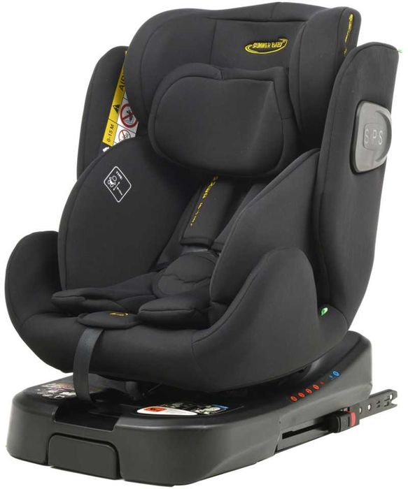 Fotelik Samochodowy COMO 40-150CM Obrotowy 360° ISOFIX z Nogą i-Size