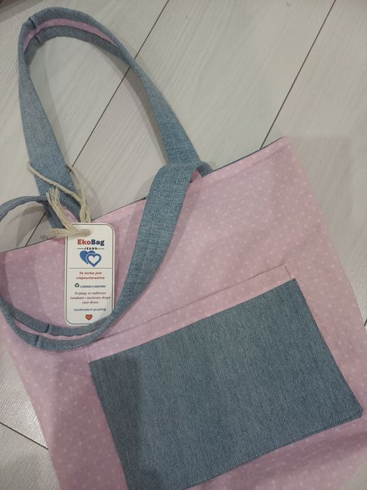 Torba z dżinsu handmade