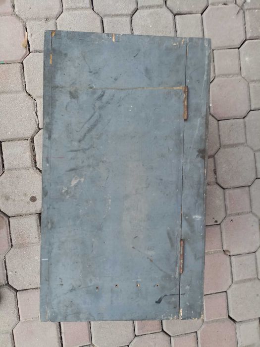 stara drewniana skrzynia MAN lizenz motorszam