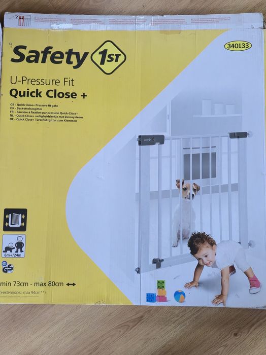 Barierka schodowa Safety Quick Close + 73cm-80cm