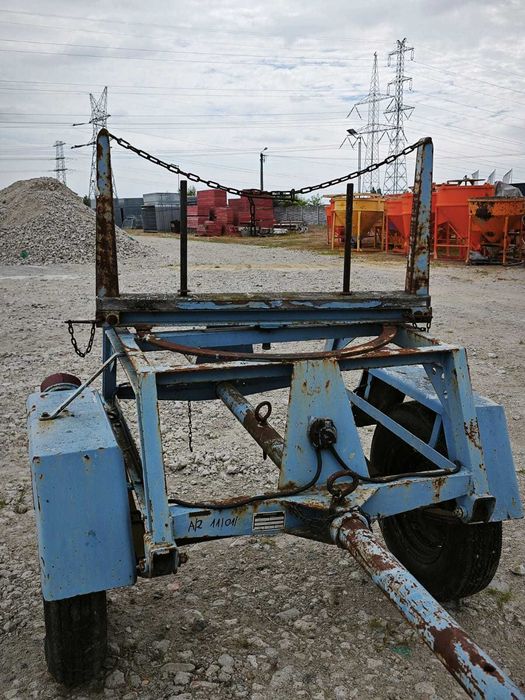Przyczepa dłużycowa dłużyca EIGENBAU DMC 680 kg stali drutu słupów A/2