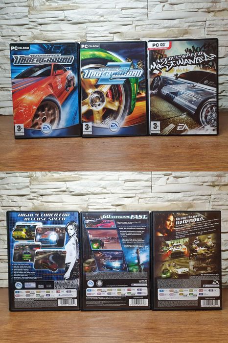 NFS Underground 1 2 Most Wanted - COLLECTOR'S SERIES ENG [PC]