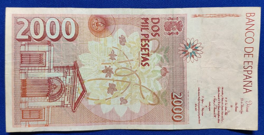 Nota de 2000 pesetas