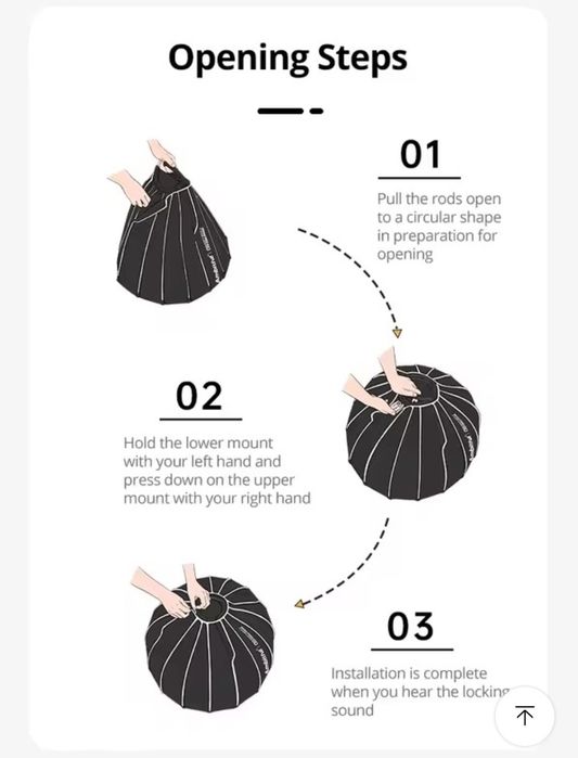 Софтбокс  параболічний октобокс Ambitful Q9 120 см з сотами godox