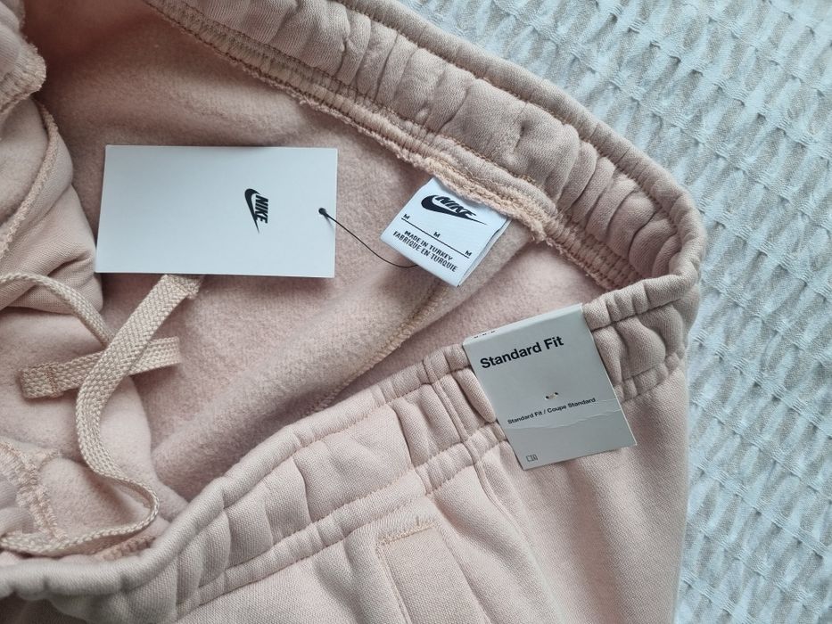 Spodnie dresowe dres różowe Nike