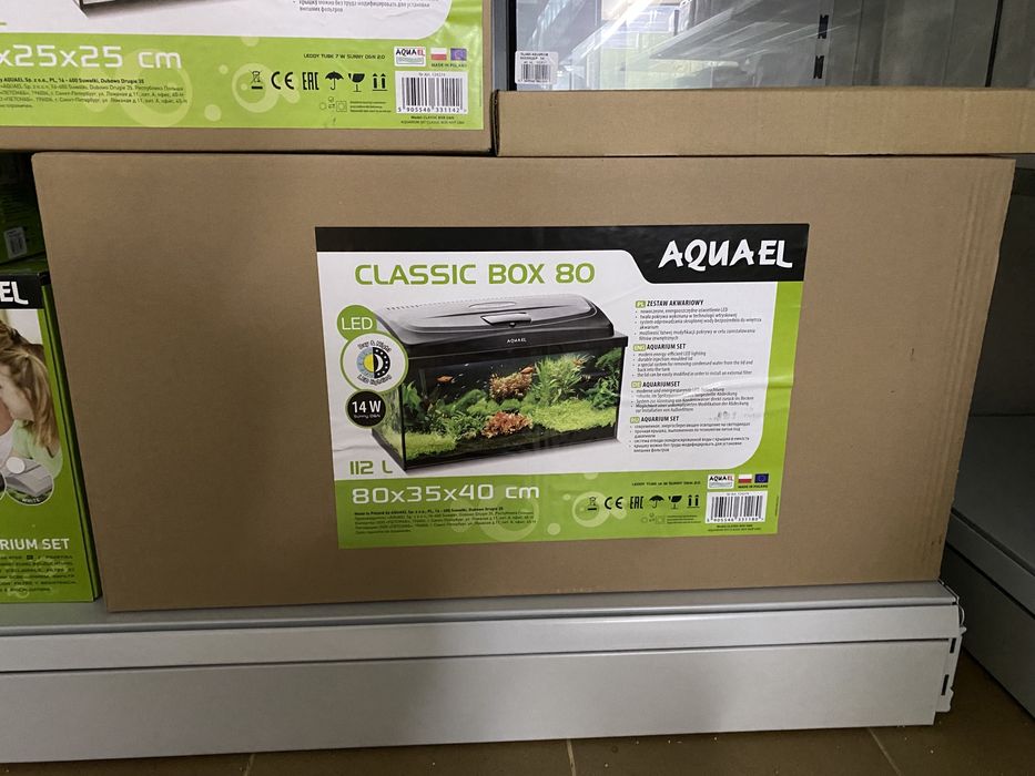 Akwarium nowe 112l 80x35x40