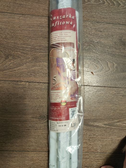 Suszarka sufitowa 5 prętów 110 cm