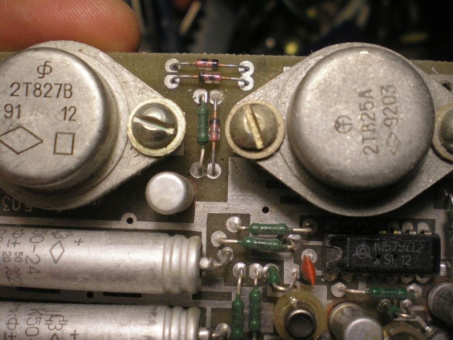 Усилитель НЧ от радиотелефона Алтай на КТ825 и КТ827