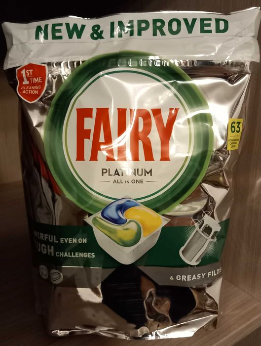 Kapsułki do zmywarki Fairy Platinum Lemon 63szt