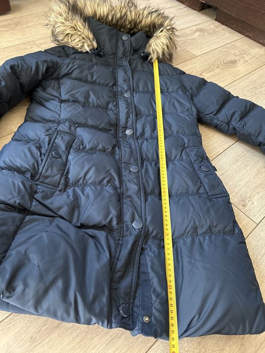 MEGA kurtka puchowa płaszczyk naturalny puch Tommy Hilfiger - L