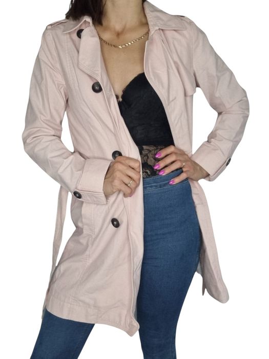 Beżowy płaszczyk edc by Esprit rozmiar s 36