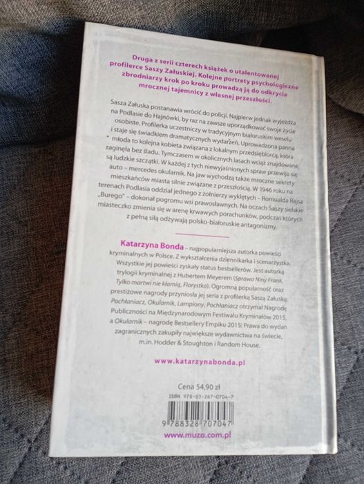 Katarzyna Bonda Okularnik twarda oprawa