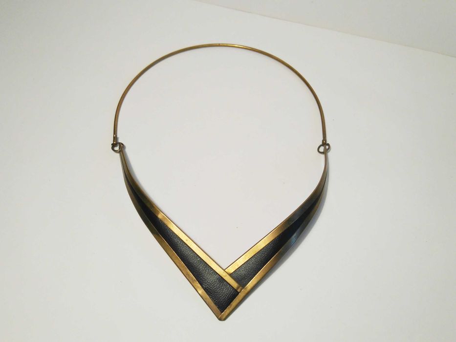 Naszyjnik obroża hoker Vintage unikat PRL