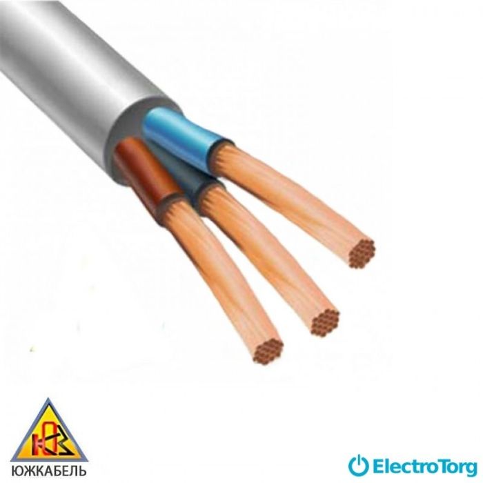 Мідний провід ПВС 3 жильний виробництва «Південкабель»