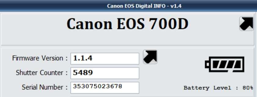 Canon EOS 700D body