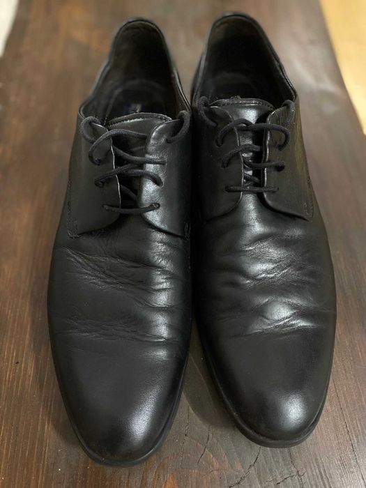 Шкіряні туфлі чорні (розм. 44 (29 см))