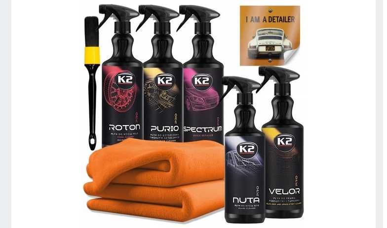 K2 PRO Detailing XL Zestaw Kosmetyków Samochód Prezent