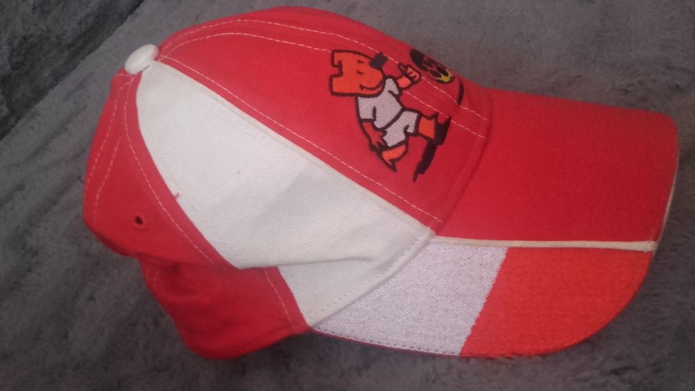 Czapka patriotyczna EURO biało czerwona flaga piłkarska sport mundial