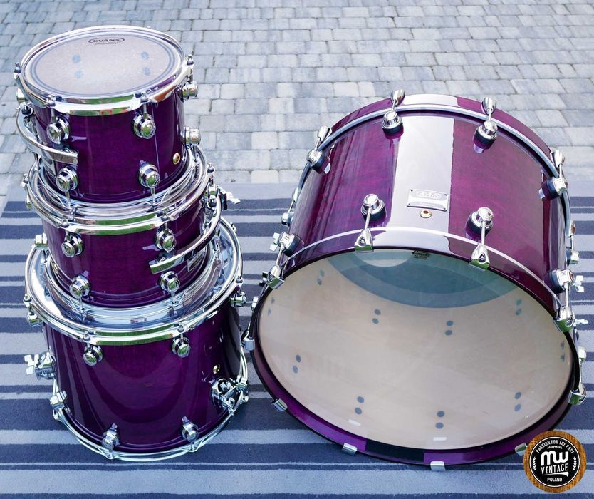 ‼️ Perkusja Adams 8000 Dpresent 22”, 10”, 12”, 16” Purple Stain ‼️