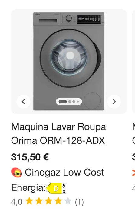 Maquina de lavar orima