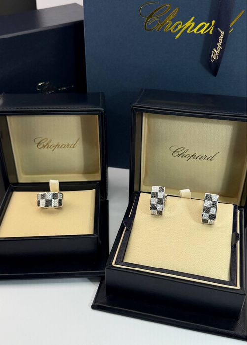 Набір Chopard  Оригінал Біле золото 750 проба