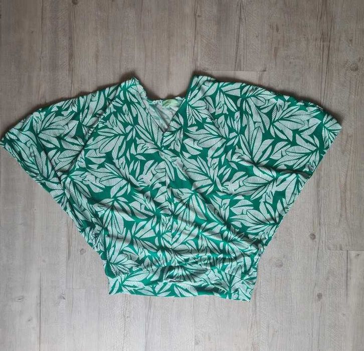 Blusa larga verde da Vintage Bazaar