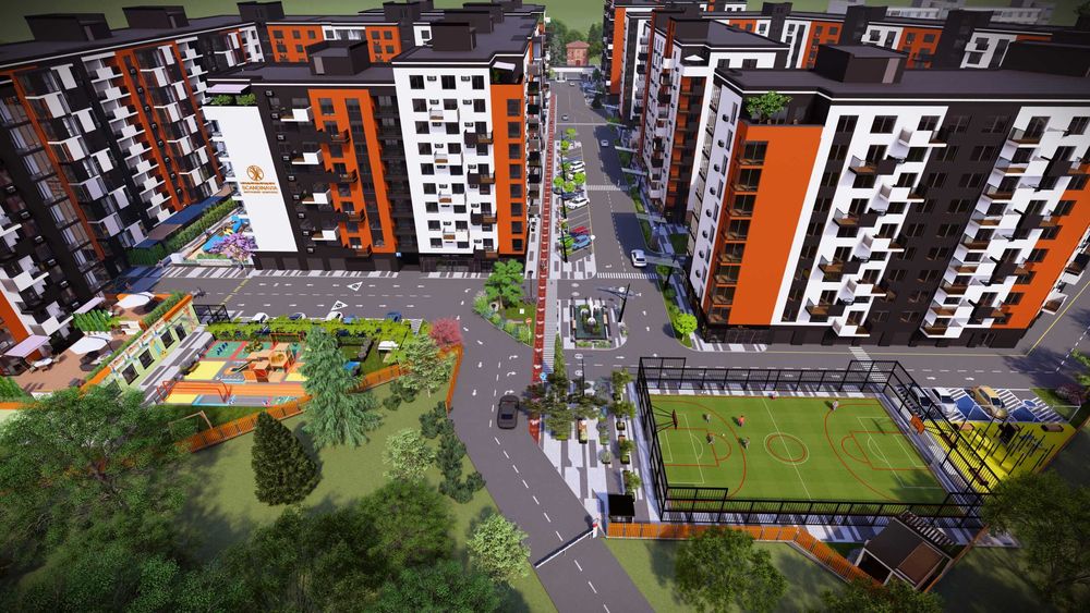 Продаж 1 кім квартири у закритому ЖК Скандинавія по вулиці Бандери