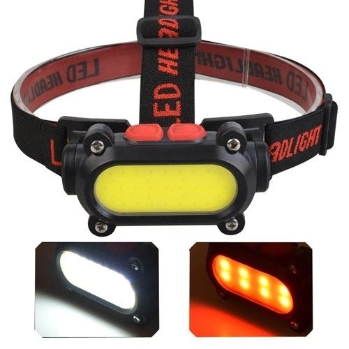 Красный фонарик BL-209 | Фонарик налобный с двумя световыми режимами к