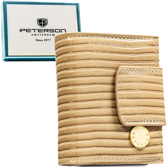 Portfel damski skóra+PU PTN PS329-CRV-2401 Khaki
