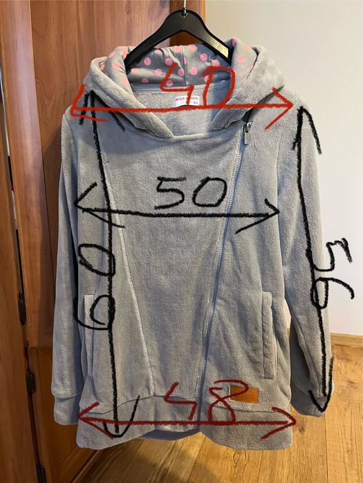 Bluza polar zasuwana