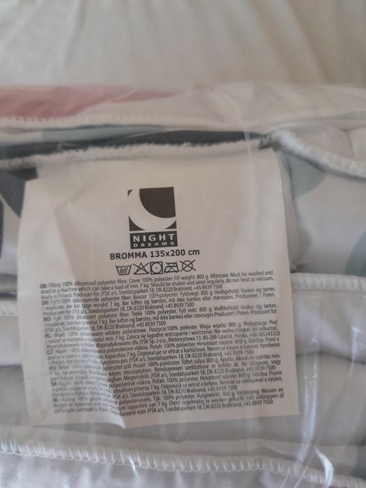 Kołdra 200×135 nowa, ciepła