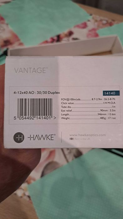 Luneta Hawke Vantag 4-12x40