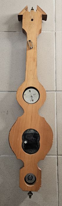 Relógio de parede com termómetro