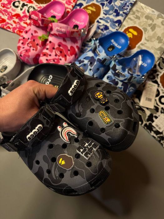 ‼️БЕЗ ПЕРЕДОПЛАТ‼️Крокси Crocs x Bape