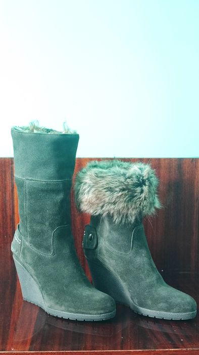 Чоботи Натуральний замш