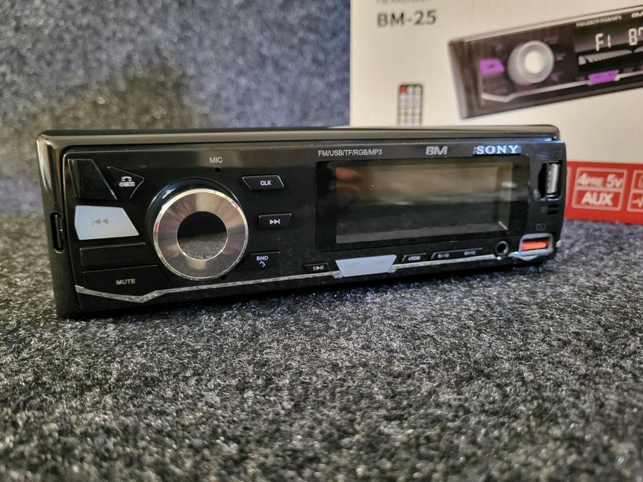 Блютуз магнітола Sony / змінна підсвітка/автомагнітола/USB