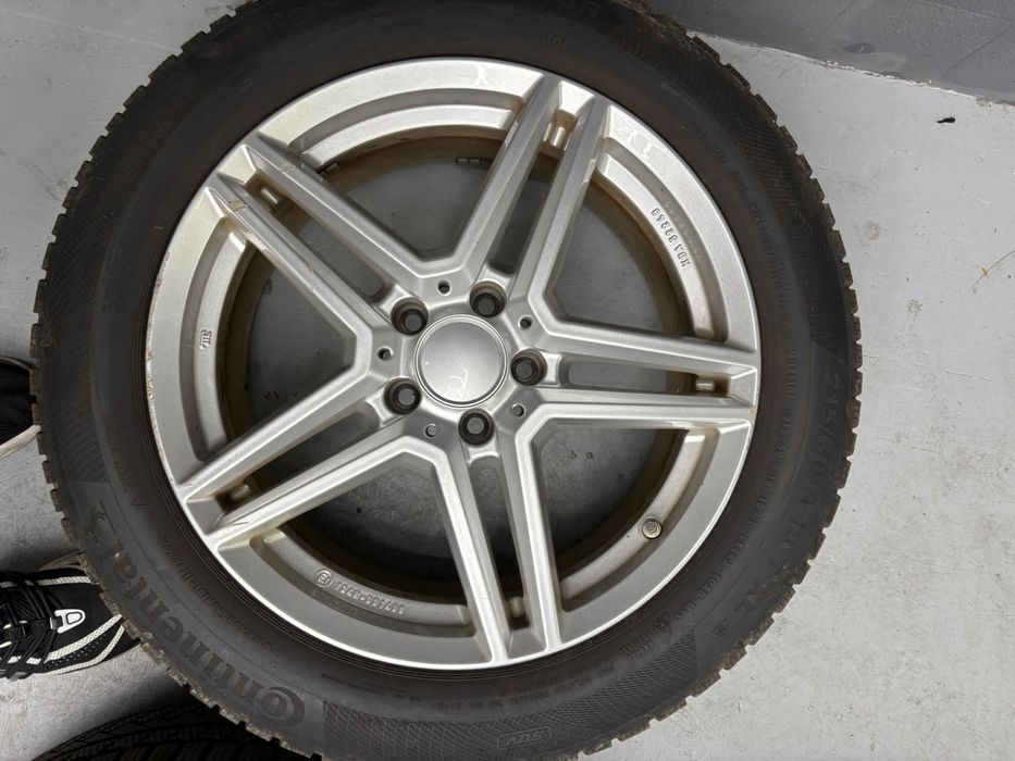 Jantes Aro 18 5x112 + Pneus Continental de Inverno