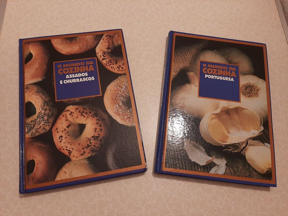 Livros culinária da Ediclube "O mundo da cozinha".