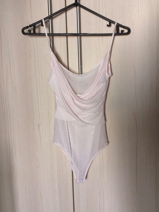 Рожеве боді Zara з сіточки